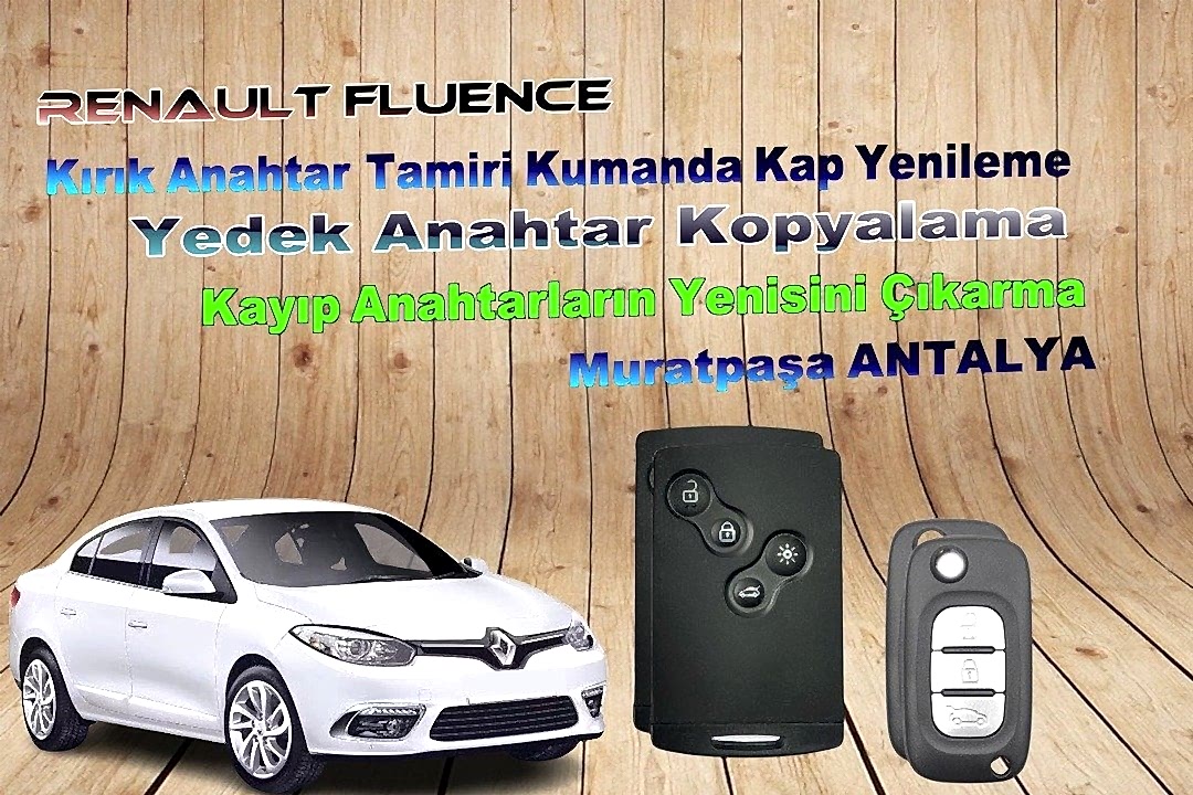 Renault Fluence Yedek Anahtar Yapımı Antalya