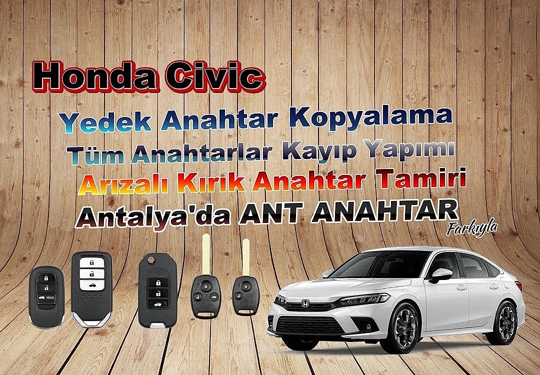 Honda Civic Anahtarı Antalya