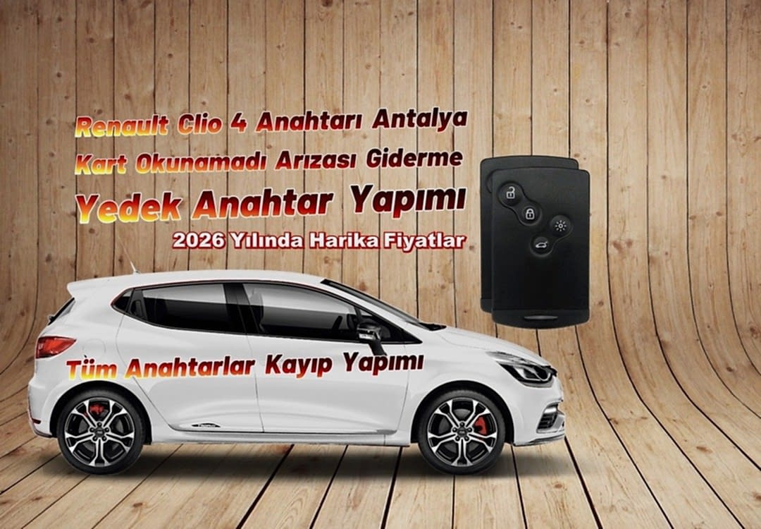 Clio 4 Anahtarı Antalya