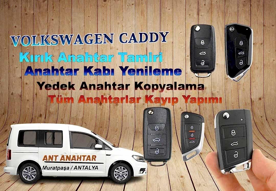 Volkswagen Caddy Yedek Anahtar Yapımı Antalya