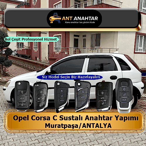 Corsa C Sustalı Anahtar Yapımı