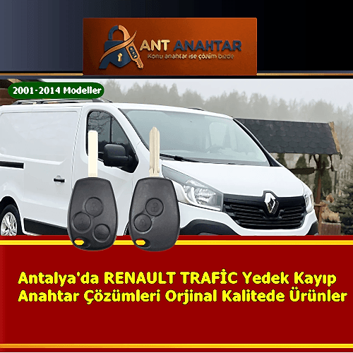 Renault Trafic 2 Yedek Anahtar Yapımı Antalya