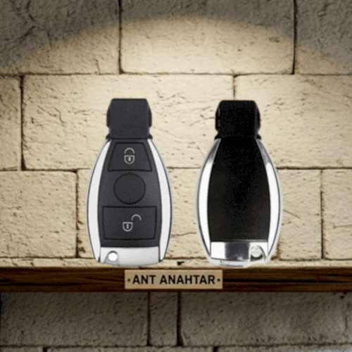 Mercedes Anahtar Kabı 2 Tuşlu