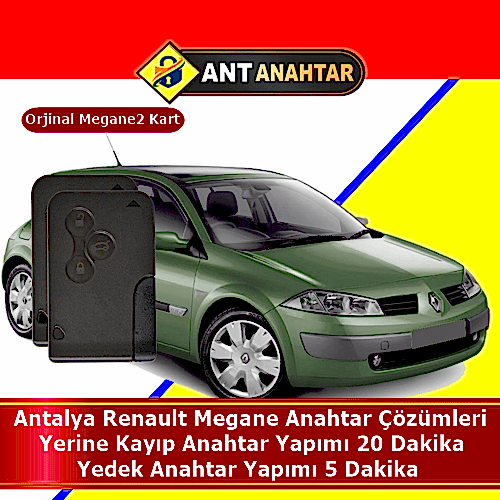 Megane 2 Yedek Anahtar Yapımı Antalya