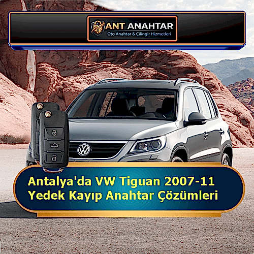 VW Tiguan Yedek Anahtar Yapımı Antalya