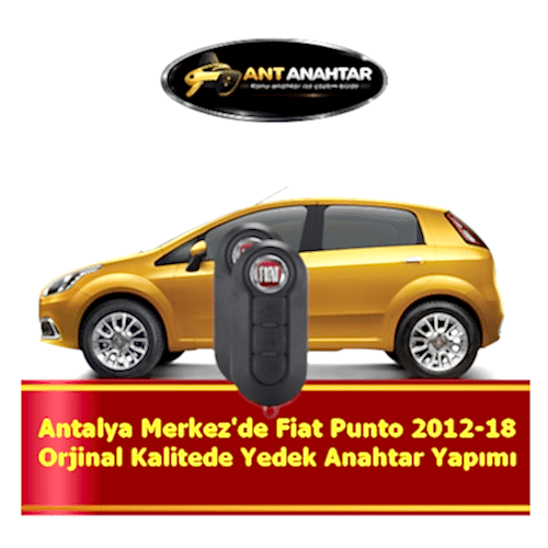 Fiat Punto 2012-2018 Yedek Anahtar Kopyalama