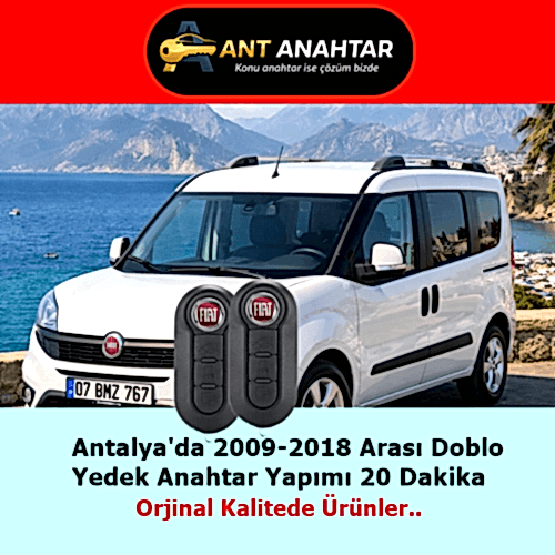 Fiat Doblo Yedek Anahtar Kopyalama