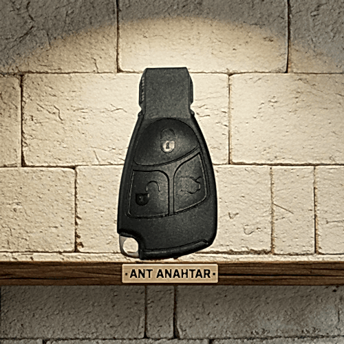 Mercedes 3 Tuşlu Anahtar Kabı